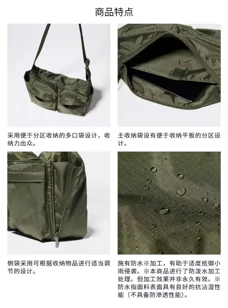Spring & Summer Canvas Bag USA Women’s Hot-Selling One-Shoulder Crossbody Bag Light Luxury High-End Fashion Handbag