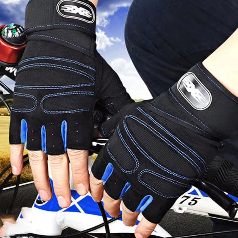 Gym Gloves USA for Men & Women Fitness Weightlifting Wristband Gloves for Bodybuilding, Training, Cycling & Shockproof Sports Exercise