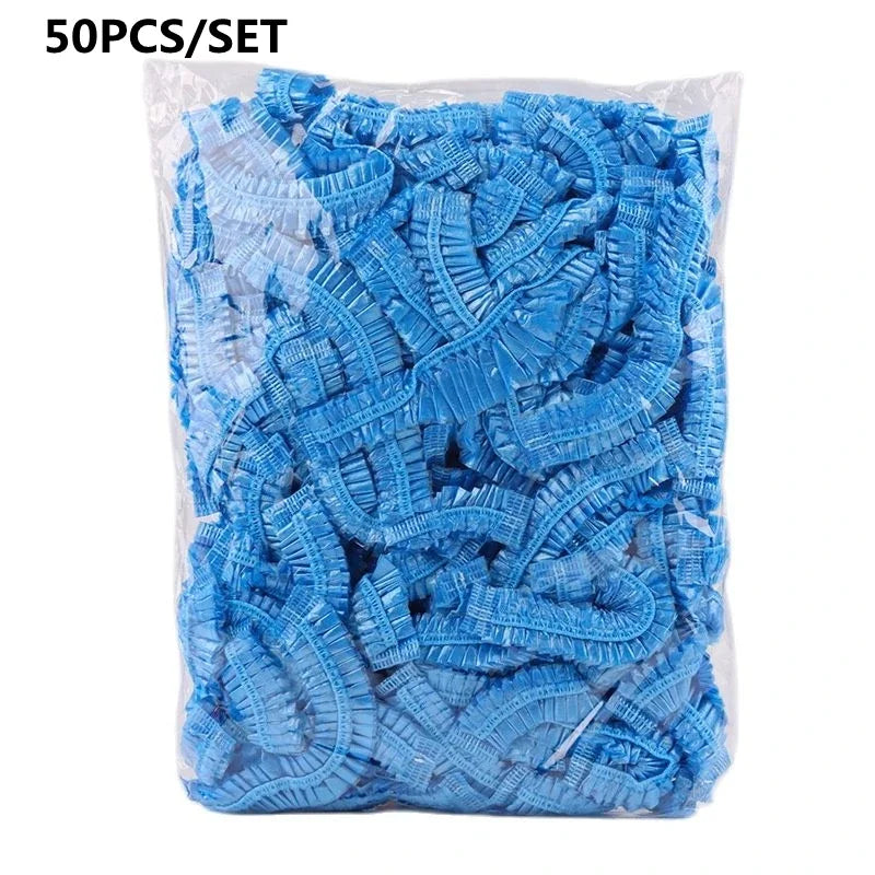 Disposable Shower Cap Canada Transparent Waterproof Hair Covers Sauna Accessories Bathroom Products for Home