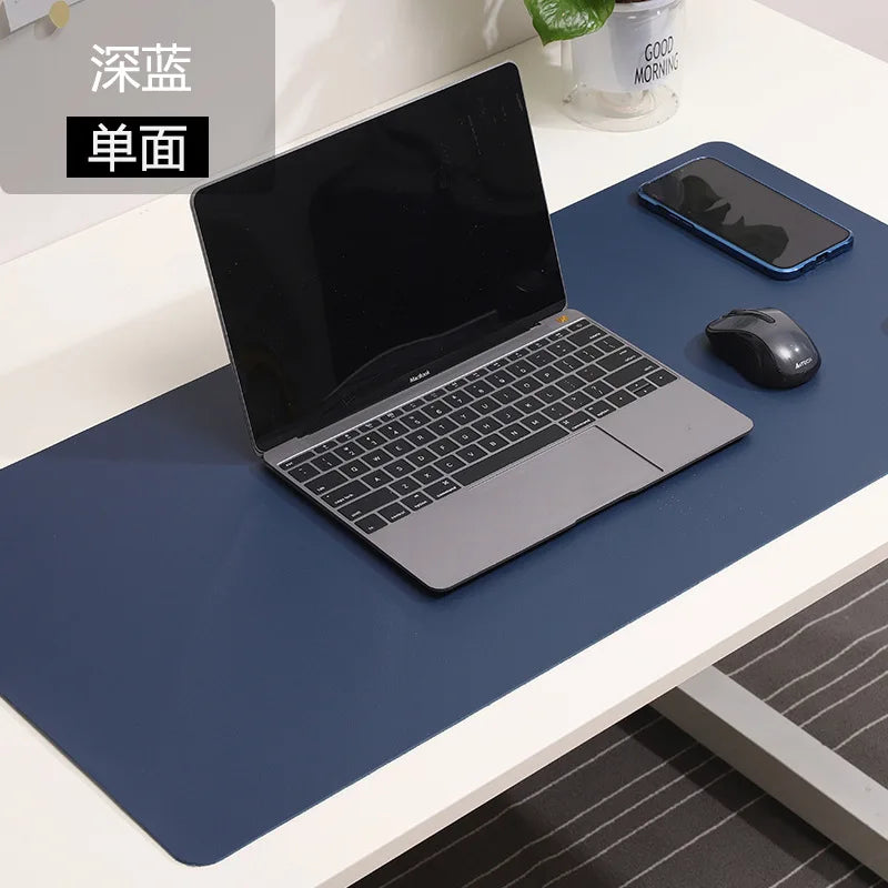 White canada mousepad Portable Mouse pad large Gaming Waterproof Non-slip PU Suede Desk Mat Computer Keyboard desk pad Mats