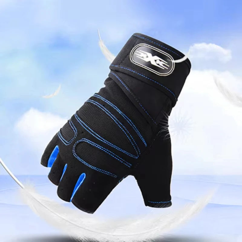 Gym Gloves USA for Men & Women Fitness Weightlifting Wristband Gloves for Bodybuilding, Training, Cycling & Shockproof Sports Exercise