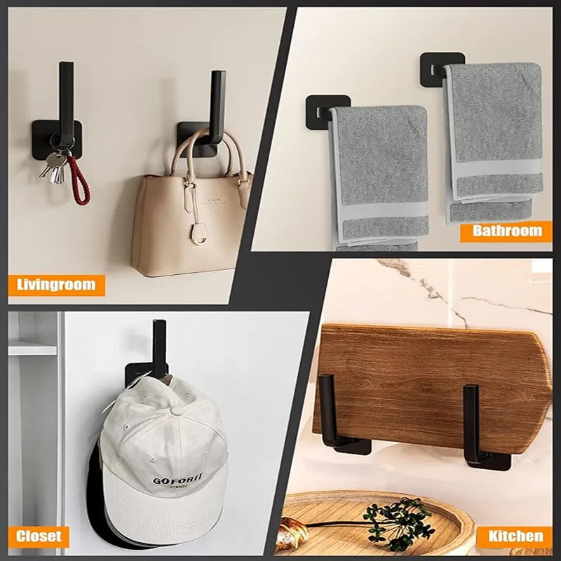 Hat Rack for Baseball Caps Adhesive Hat Hooks for Wall Cap Hanger Storage Cap Organizer No Drilling Hat Holder for Door Closet