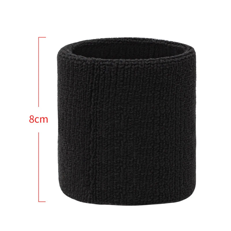 Cotton Wrist Support Band USA Sports Sweat Towel Wristband Tennis Wrist Guard Protector Strap for Fitness, Running & Gym Training