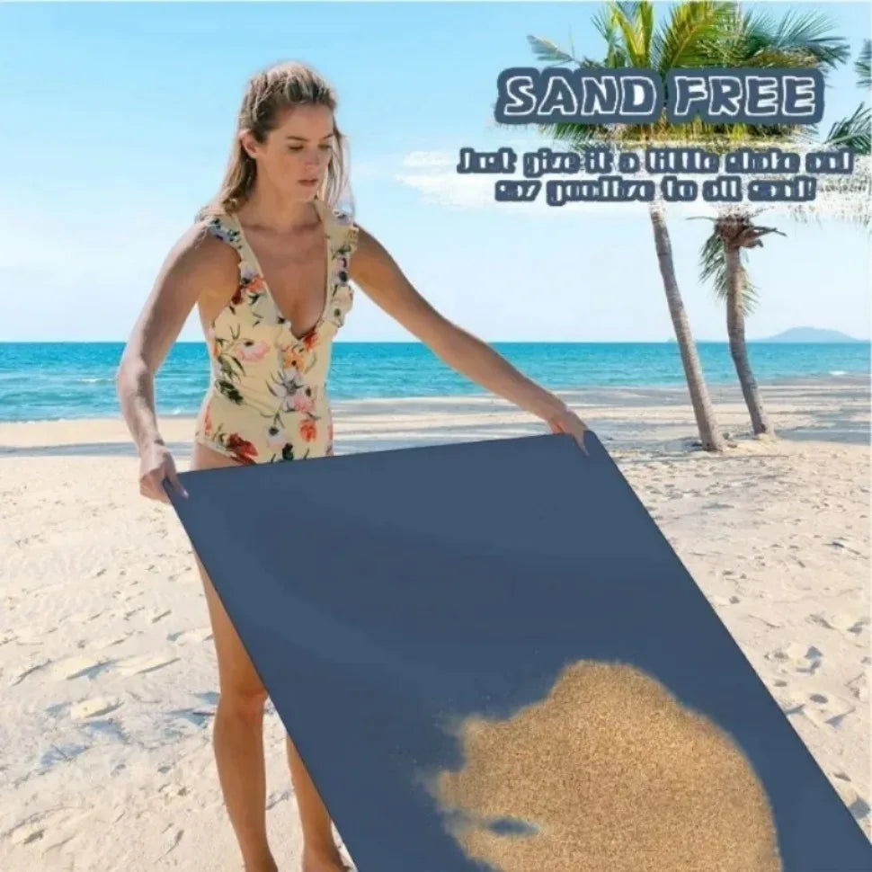 Quick-Dry Microfiber USA Towel - Ultra Absorbent, Compact & Sandproof for Gym, Beach, Travel & Swimming, Lightweight Sports Towel