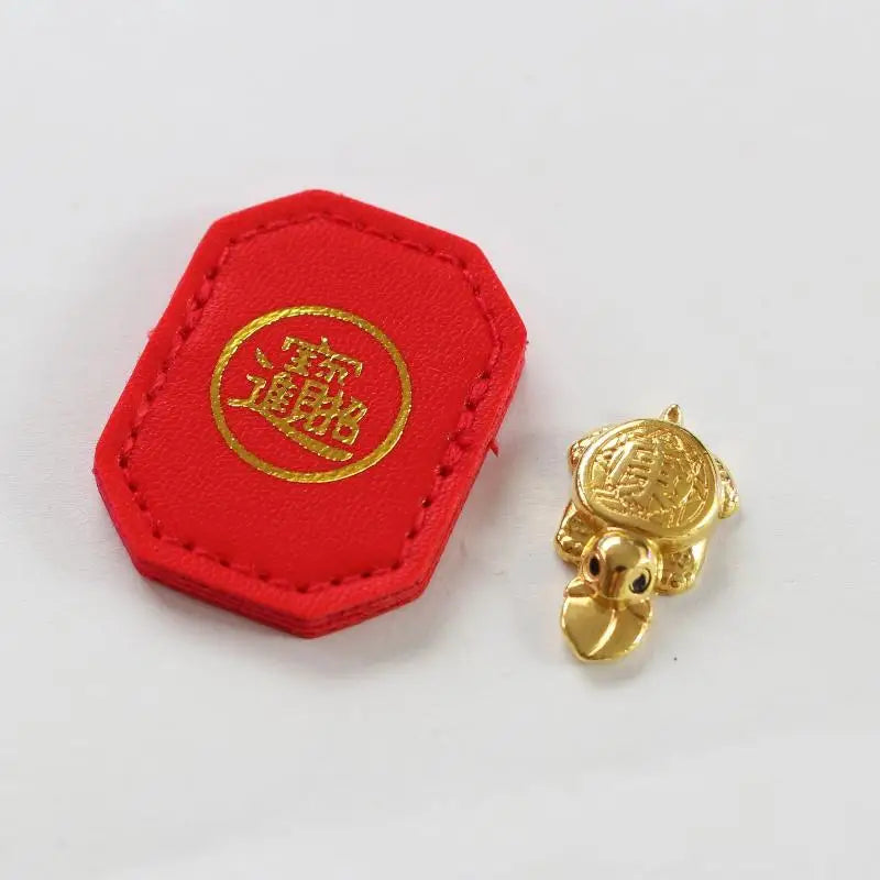 Lucky USA Turtle Wallet Charm Money-biting Turtle Ornaments Decor For Longevity Protection & Financial Stability