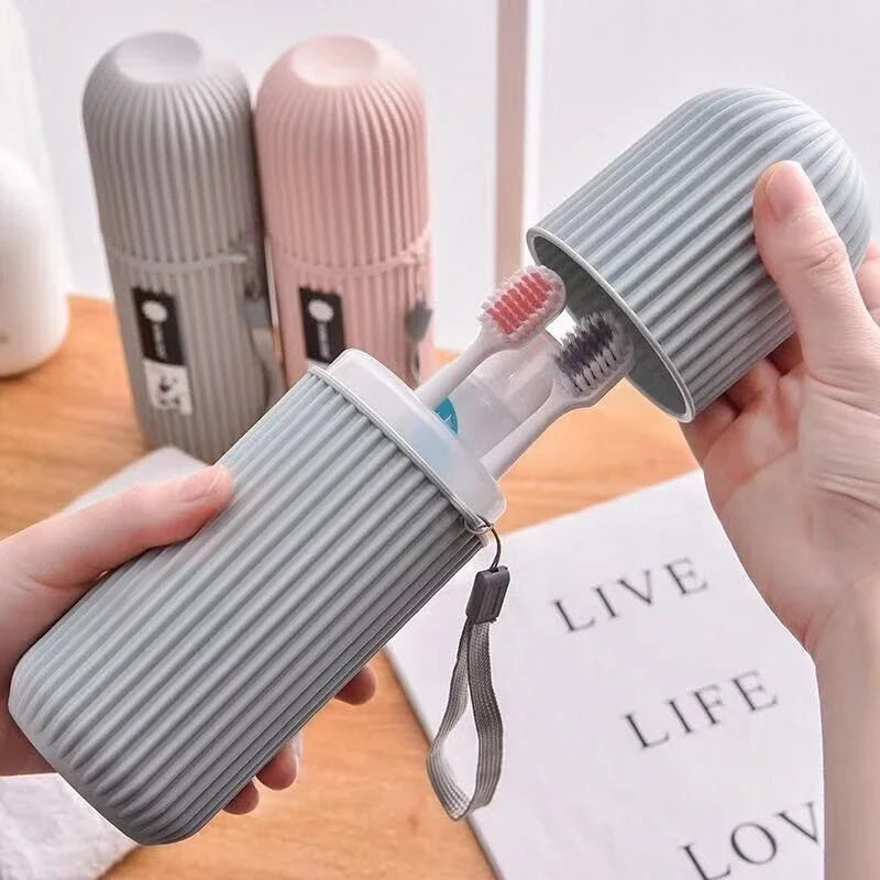 USA Toothpaste Toothbrush Protect Holder Case Travel Camping Storage Box Protect Toothbrush Toothpaste from Dirt and Damage