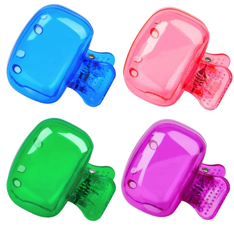 10pcs USA Travel Toothbrush Head Covers Toothbrush Protector Cap Brush Pod Case Protective Portable Plastic Clip for Household