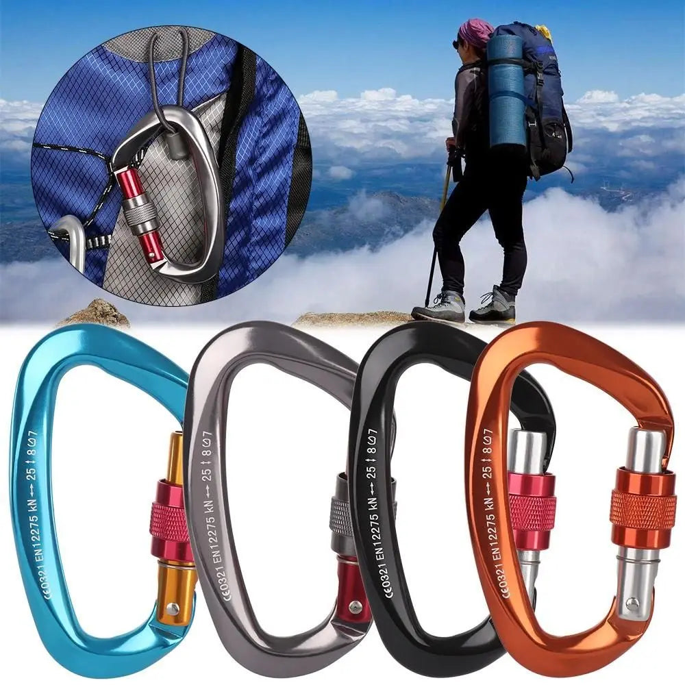 USA Aluminum Security Master Lock Accessories Mountaineering Protective Equipment Professional Carabiner Climbing Key Hooks
