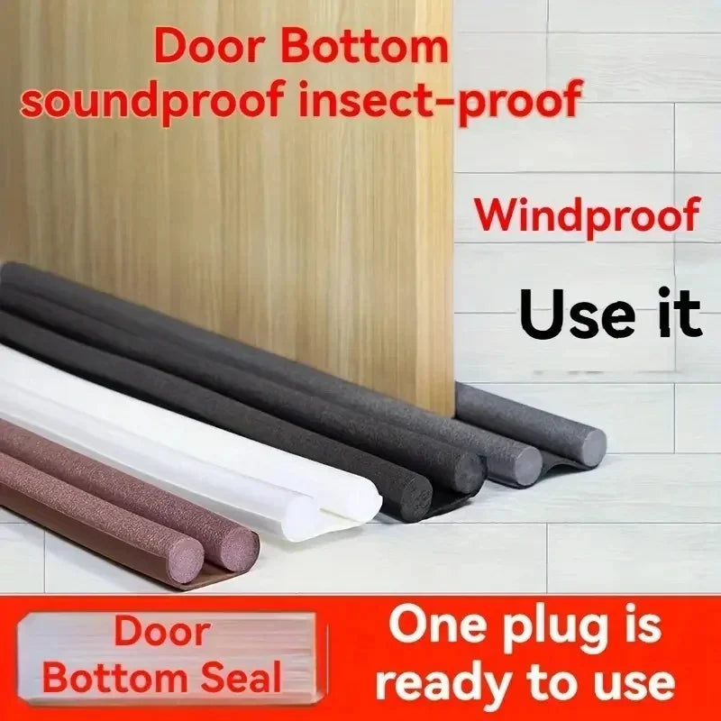 1 Door Bottom Seal Strip Canada Thickened Soundproof Bug-Proof Windproof Dustproof Under-Door Insulation for Bedroom & Home