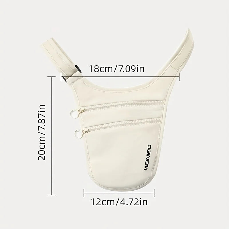 Travel USA Anti-Theft Waist Bag, Can Store Passport ID Money Credit Card Crossbody Small Bag, Outdoor Sports Running Belt Bag