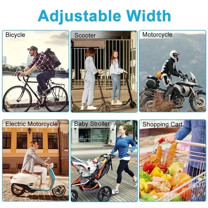 360° Rotatable Phone Holder Motorcycle Non-slip Cycling Phone Stand Motorcycle Bike Phone Mount Bracket for Mountain Bike Moto