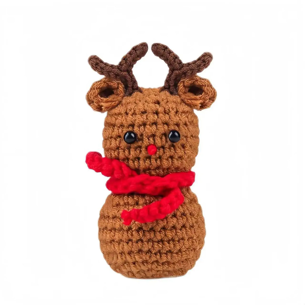 Mini Handmade USA Christmas Tree Crochet Decor Merry Inspirational Cheer Up Gifts for Sister Friends Mom Grandma Christmas Gifts