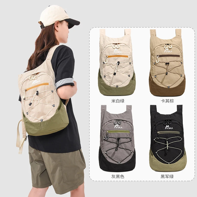Outdoor Hiking Backpack Canada Lightweight Foldable Water-Repellent Multi-Pocket Rucksack for Travel & Sports
