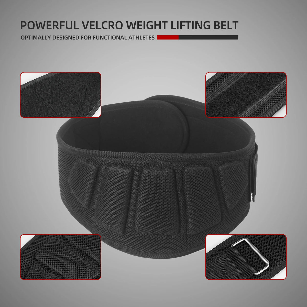 Men’s Weightlifting Belt USA Back Support Waist Protection Belt for Fitness, Strength Training & Gym Workouts