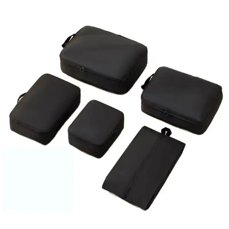 3/5/6PCS Travel Clothes Storage Bags USA Portable Suitcase Organizer Packing Cubes for Shoes, Clothes & Luggage Organization