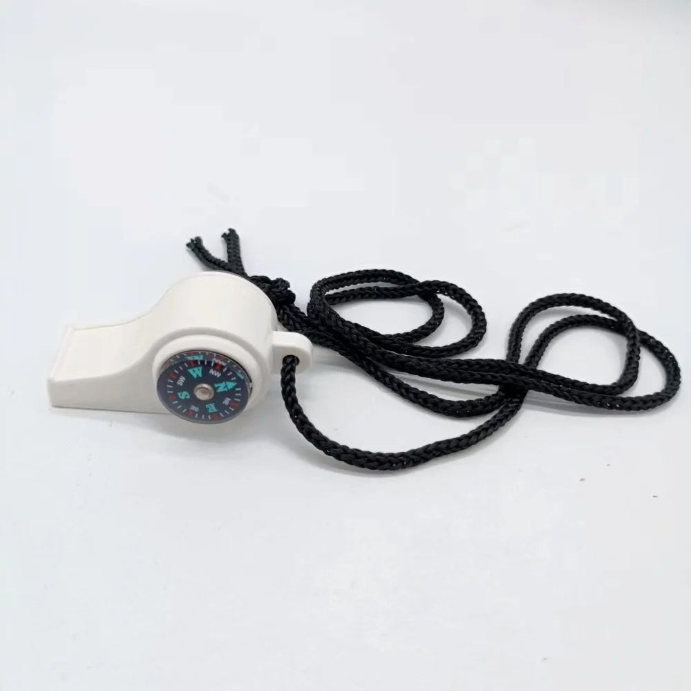 3in1 USA Outdoor Emergency Whistle with Compass, Thermometer, Outdoor Whistle, Convenient to Carry Suitable for Camping and Hiking