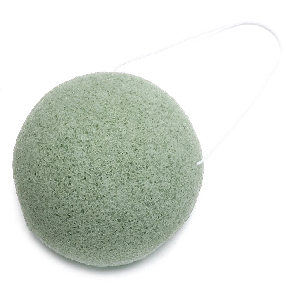 Konjac Sponge for Washing Face Round konjac konnyaku sponge Facial Cleansing Exfoliator Bathing Puff Face Wash Puff