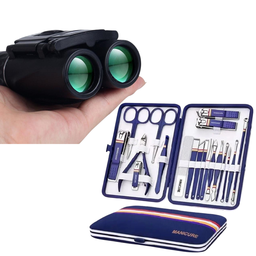 Deals: Premium Binoculars for Bird Watching + 19 in 1 Stainless Steel Manicure set Nail clipper Kit UK