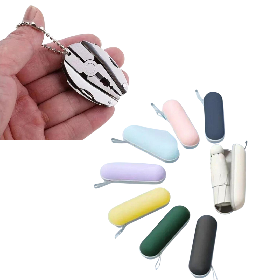 Deals: Portable Pocket Multitool 420 Stainless Steel Multitool Pliers + Compact Lightweight Travel Umbrella
