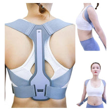 Load image into Gallery viewer, Adjustable Back Shoulder Posture Corrector Belt Clavicle Spine Support Brace Reshape Body Health Fixer Tape corrector - Ammpoure Wellbeing 🇬🇧
