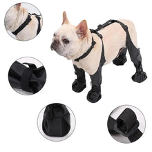 Load image into Gallery viewer, Adjustable Dog Boots Dog Shoes Waterproof Pet Breathable Shoes For Outdoor Walking Soft French Bulldog Shoes Pets Paws Prot V9x2 - Ammpoure Wellbeing 🇬🇧
