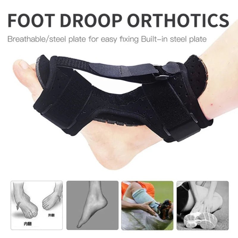 Adjustable Plantar Fasciitis Night Splint Foot Drop Orthosis Stabilizer Brace UK - Ammpoure