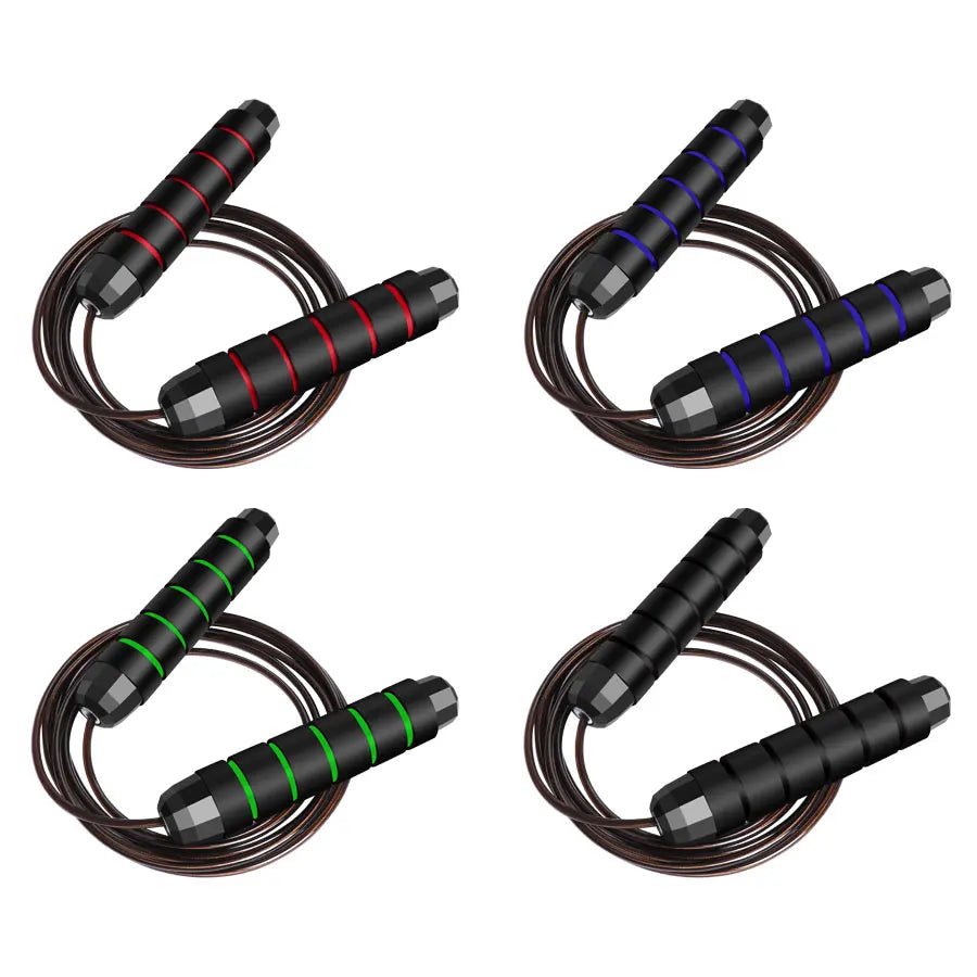 Adjustable Rapid Speed Jump Rope Canada Steel Wire Skipping Rope for Fitness Workout Training Home Sport Equipment - Ammpoure