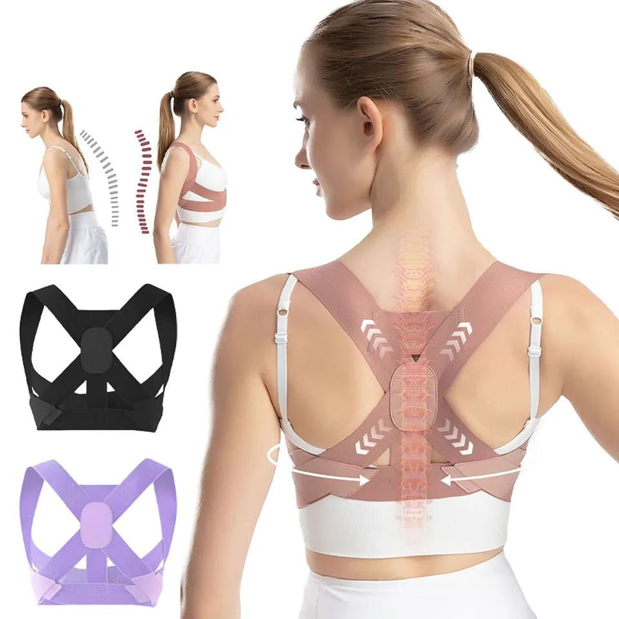 Ammpoure cross-strap back and shoulder brace