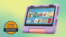 Load image into Gallery viewer, Amazon Fire HD 8 Kids tablet | 8-inch HD display, ages 3–7, includes 2-year worry-free guarantee, Kid-Proof Case, 32 GB, 2022 release, Purple - Ammpoure Wellbeing
