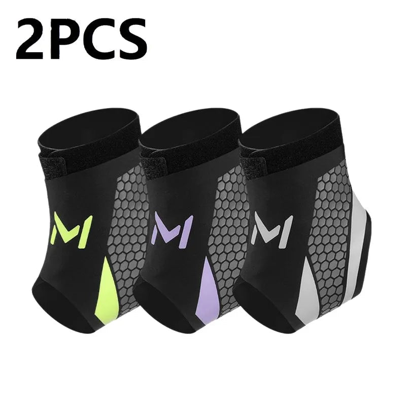 Ankle Brace Support Sleeve Canada Plantar Fasciitis Night Splint Compression Bandage for Foot Pain Relief Sports Soccer Basketball - Ammpoure