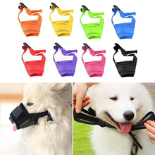 Load image into Gallery viewer, Anti Barking Dog Muzzle For Small Large Dogs Adjustable Mesh Breathable Pet Mouth Muzzles For Dogs Nylon Straps Dog Accessories - Ammpoure Wellbeing 🇬🇧
