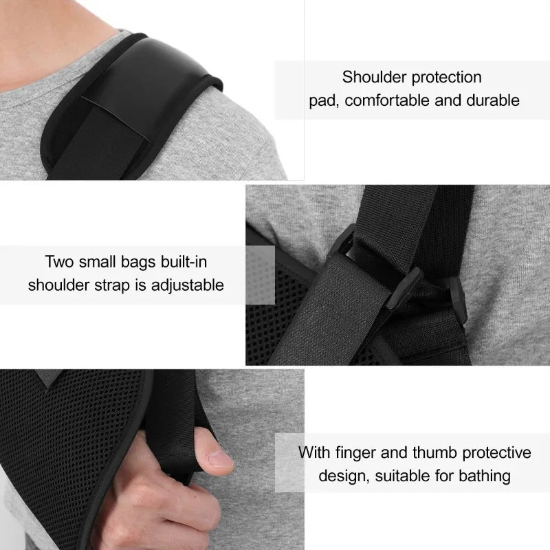 Arm Sling Adjustable Forearm Support Strap for Shoulder Elbow Wrist Fracture Dislocation Injury Rec - Ammpoure