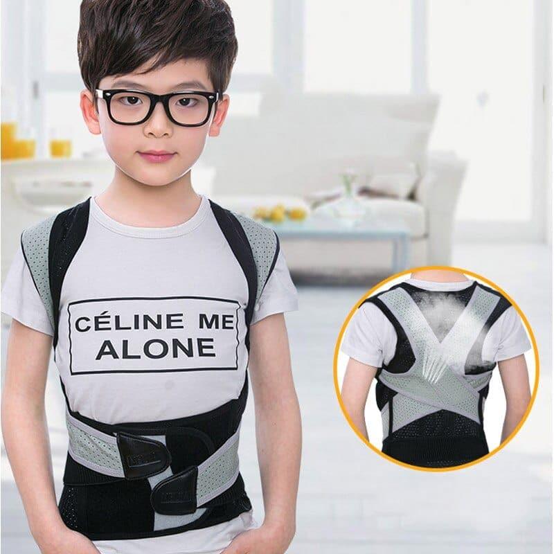 Back Shoulder Support Belt Posture Corrector for Adult Children Back Straightener Braces Lumbar Support Straight Shoulder Tights - Ammpoure Wellbeing