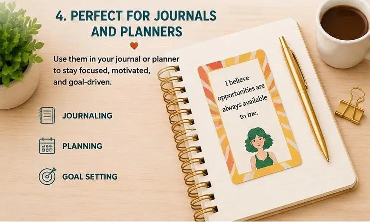 Bold Empowerment Affirmation Cards, Self-Belief Ritual, Resilience Journal Inserts (PDF) - Ammpoure