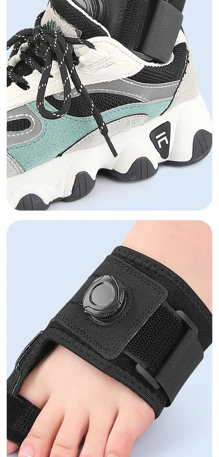 Bunion Splints Ergonomic Big Toe Straighteners Adjustable Hallux Valgus Orthosis Corrector Anti Slip for Big Toe Correction - Ammpoure