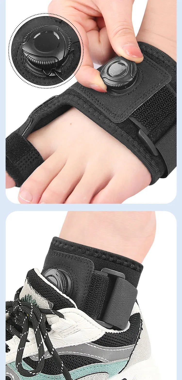 Bunion Splints Ergonomic Big Toe Straighteners Adjustable Hallux Valgus Orthosis Corrector Anti Slip for Big Toe Correction - Ammpoure
