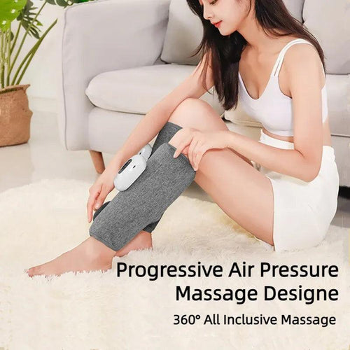 Calf Massager Electric Leg Massage Device 3 Modes Double Longcolumn Airbag Air Pressure Massage Relieve Muscle USB Charging - Ammpoure Wellbeing 🇬🇧