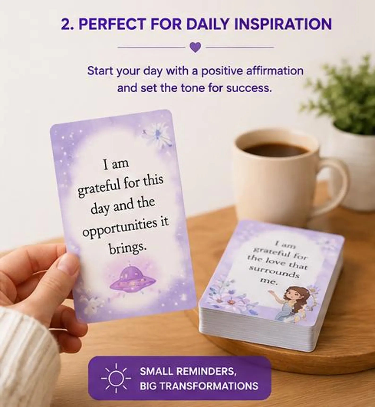 Calming Affirmation Cards Printable, Mindfulness Quotes Template for Anxiety Relief, Mental Health Checklist, Daily Meditation Deck PDF - Ammpoure