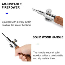 Load image into Gallery viewer, Camping Long Flame Igniter Outdoor Portable Wooden Handle Burner Picnic Gas Tank Spray Gun Removable Stove Toolkit - Ammpoure Wellbeing 🇬🇧
