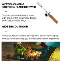 Load image into Gallery viewer, Camping Long Flame Igniter Outdoor Portable Wooden Handle Burner Picnic Gas Tank Spray Gun Removable Stove Toolkit - Ammpoure Wellbeing 🇬🇧
