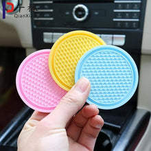 Load image into Gallery viewer, Car Coasters PVC Travel Auto Cup Holder Insert Coaster Anti Slip Vehicle Interior Accessories Cup Mats - Ammpoure Wellbeing 🇬🇧
