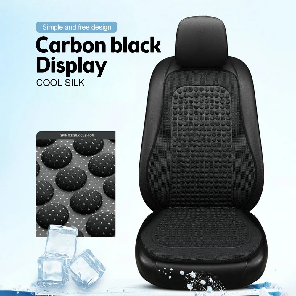 Car Cushion Summer Cool Cushion Ice Silk Seat Cover Car Cushion Seasonal Universal Cool Cushion - Ammpoure