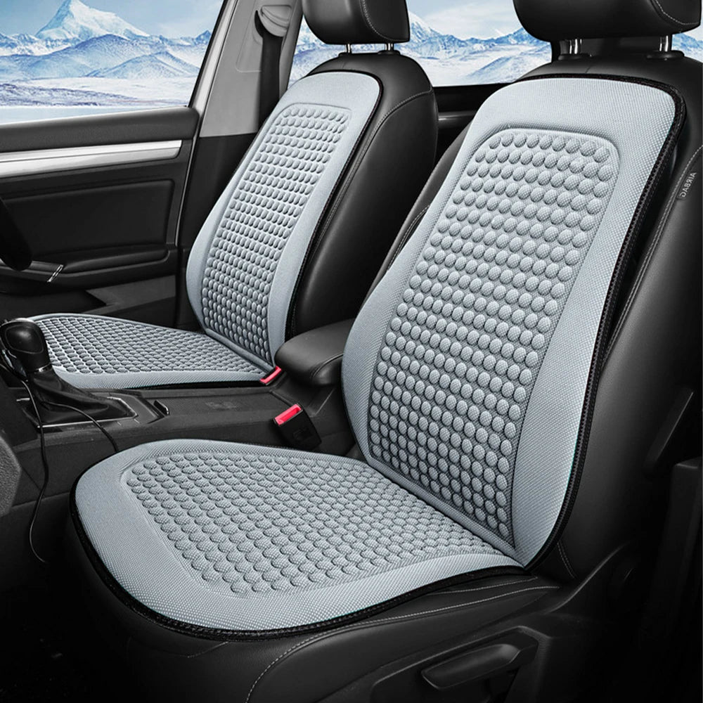 Car Cushion Summer Cool Cushion Ice Silk Seat Cover Car Cushion Seasonal Universal Cool Cushion - Ammpoure