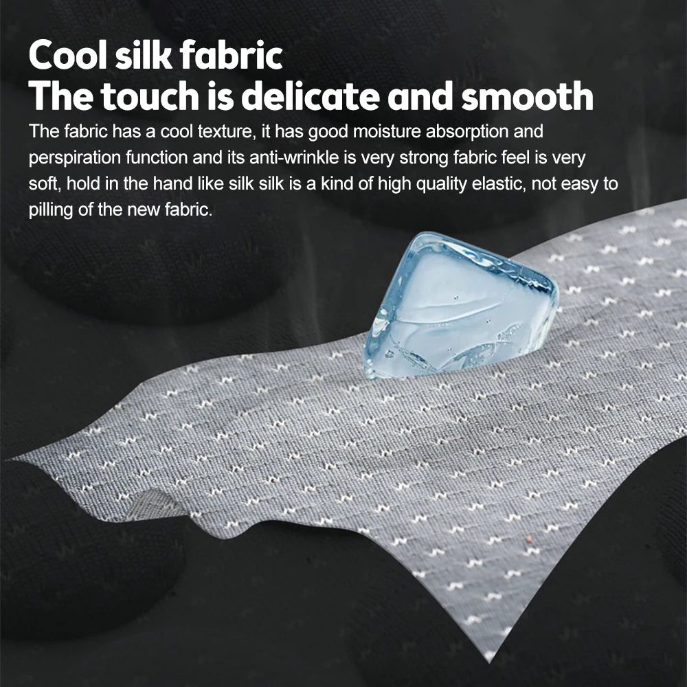 Car Cushion Summer Cool Cushion Ice Silk Seat Cover Car Cushion Seasonal Universal Cool Cushion - Ammpoure