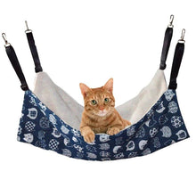 Load image into Gallery viewer, Cat Canvas Hammock Bed Pet Cats Dogs Beds Double-Sided Hanging Bed Pet Swing Beds Hamster Squirrel Cat Rest Sleep Supplies - Ammpoure Wellbeing 🇬🇧
