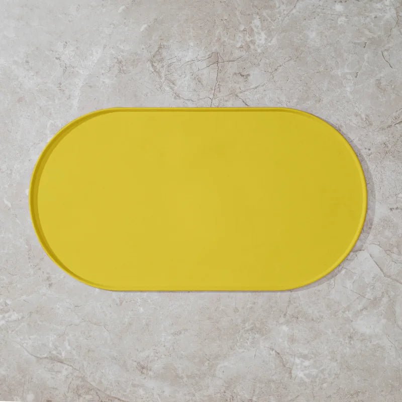Cat Feeding Mat USA Non-Slip Waterproof Pet Food Mat for Cat & Dog Bowls, Ideal for Multipet Households & Dog Owners - Ammpoure