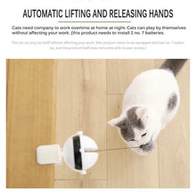 Load image into Gallery viewer, Cat Toy Electric Automatic Lifting Motion Interactive Puzzle Smart Pet Cat Teaser Ball Pet Supply Lifting Toys - Ammpoure Wellbeing 🇬🇧
