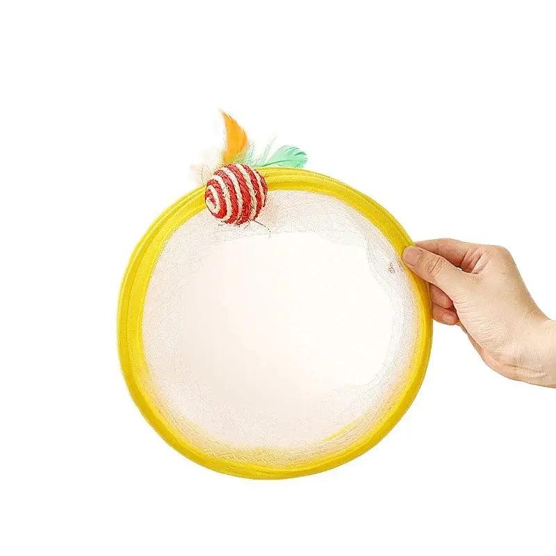 Cat Tunnel For Indoor Cats Collapsible Toy Coil Spiral Colorful Springs Cat Pet Crinkle Tunnels For Indoor Pet Supplies - Ammpoure Wellbeing