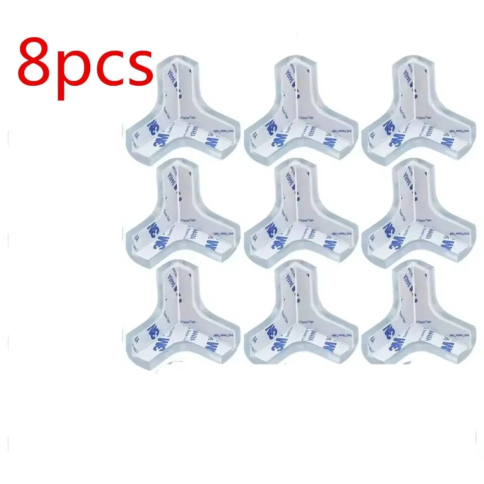 Child Baby Safety Silicone Protector Table Soft Transparent Children Anti Collision Table Corner Edge Protection Cover - Ammpoure