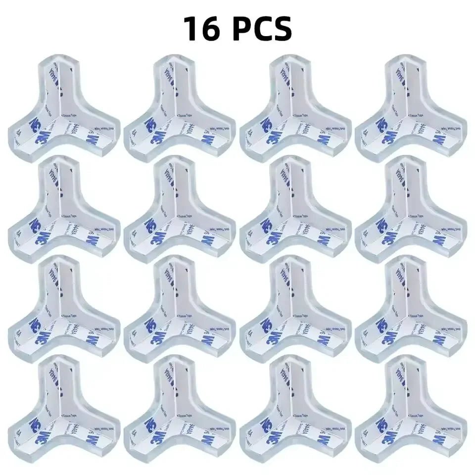 Child Baby Safety Silicone Protector Table Soft Transparent Children Anti Collision Table Corner Edge Protection Cover - Ammpoure